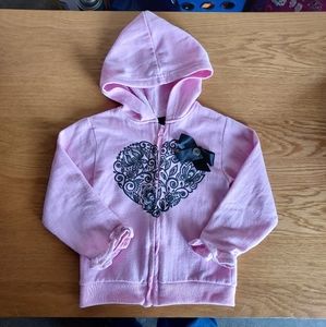 Girls zipper hoodie